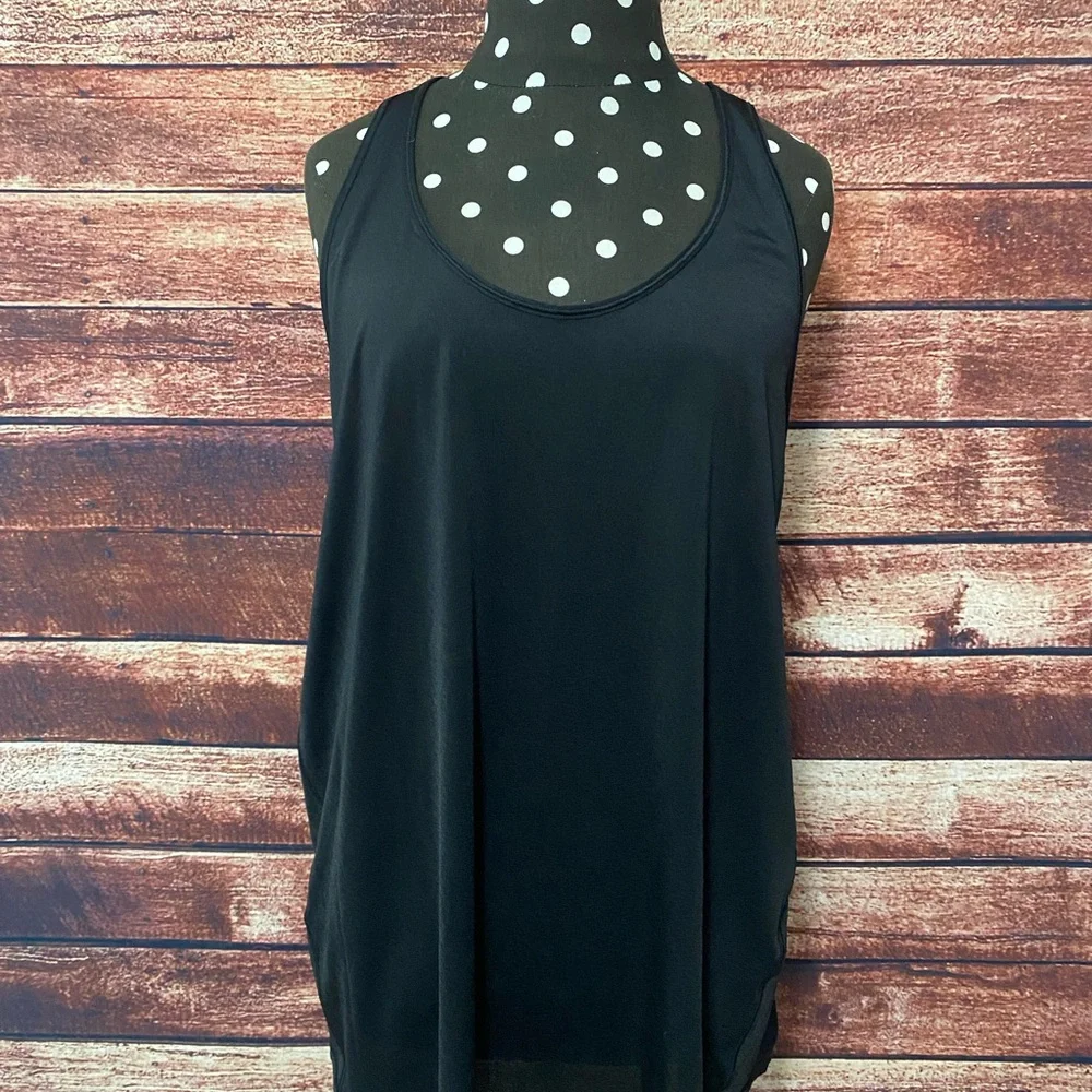 Lululemon Essentials Black Racerback Tank Top. Size 8&10. NWT - Picture 4 of 9